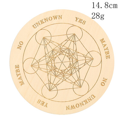2 ks drevená kyvadlová doska, veštenie, astrologický tanier, doska na Ouija, metafyzický oltár, meditácia, rituálne potreby Wicca