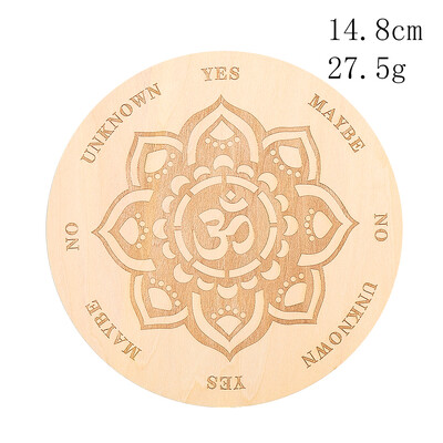 2 ks drevená kyvadlová doska, veštenie, astrologický tanier, doska na Ouija, metafyzický oltár, meditácia, rituálne potreby Wicca