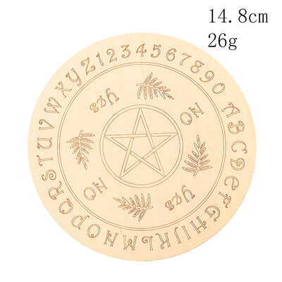 2 ks drevená kyvadlová doska, veštenie, astrologický tanier, doska na Ouija, metafyzický oltár, meditácia, rituálne potreby Wicca