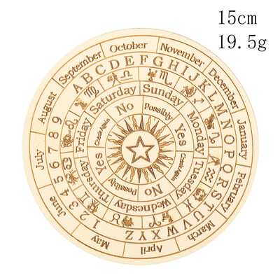 2 ks drevená kyvadlová doska, veštenie, astrologický tanier, doska na Ouija, metafyzický oltár, meditácia, rituálne potreby Wicca