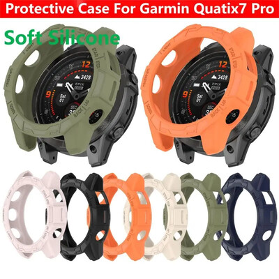 Προστατευτική θήκη TPU για Garmin Quatix 7 Pro Smart Watch Strap Soft Silicone Bumper 7Pro Protector Shell Accessoies Quatix7