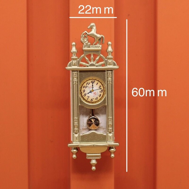 1 ks 1:12 Miniatúrne nástenné hodiny do domčeka pre bábiky Hračky Miniatúry Domček pre bábiky Bytové dekorácie Doplnky Hračka Hračka na hranie Nábytok