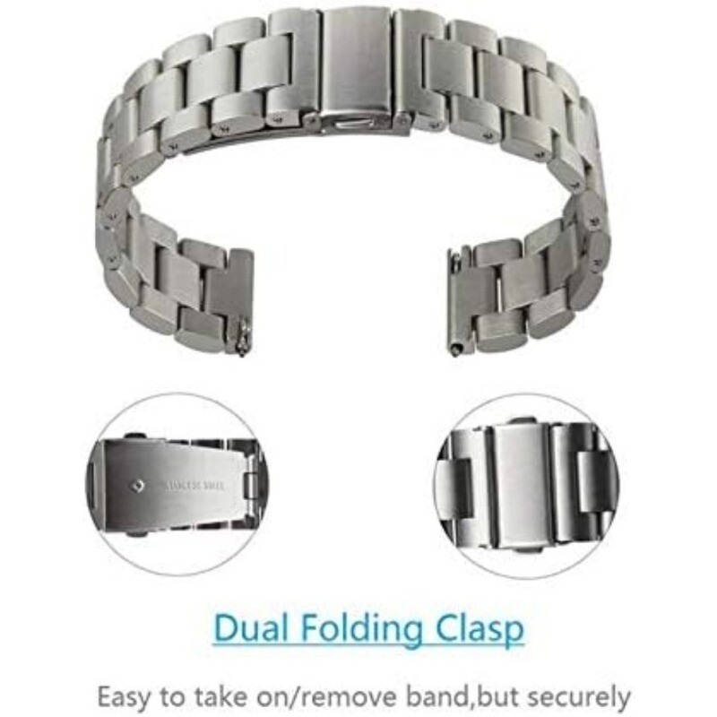 20 mm-es fém szíj POLAR Ignite Ignite2 Unite Pacer acélpánt csuklópánt POLAR számára