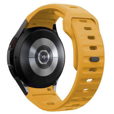 Camo szilikon sportszíj Samsung Galaxy Watch 6 5 klasszikus 47 mm-es, hézagmentes szalaggal Galaxy Watch FE 7 6 5 Pro 45 44 40 mm-es karkötőhöz