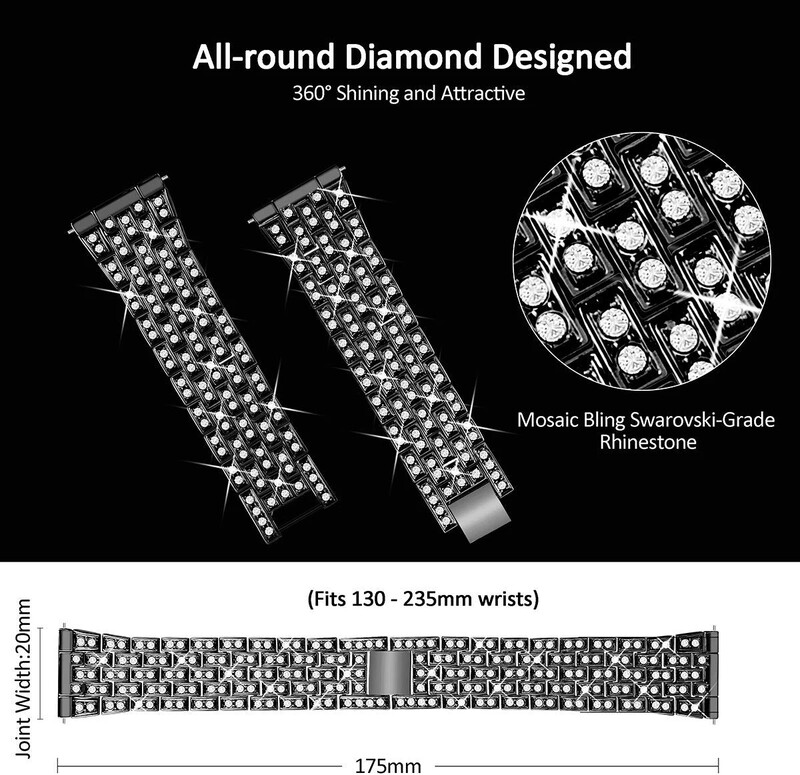 Dėklo dėklo apsauga, skirta Samsung Galaxy Watch 7 44 mm deimantinė laikrodžio apyrankė, skirta Galaxy Watch 7 40 mm metalinė apyrankė TPU apsauginis dangtelis