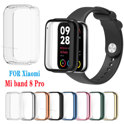 Tok a Xiaomi band 8 Pro TPU karcmentes védő héjhoz, sokoldalú lökhárítóhoz a Miband 8 pro védőburkolat tartozékaihoz