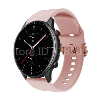 Βραχιόλι σιλικόνης 22 mm για Xiaomi Amazfit GTR 2 GTR2/GTR 2e Strap Watch Band For amazfit GTR 3 pro Wristband Correa Accessories