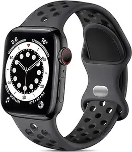 Szíj Apple óra szíjhoz 49mm 44mm 45mm 42mm 41mm 38mm 40mm correa Szilikon sport karkötő iwatch 8 SE 7 6 5 Ultra 49mm
