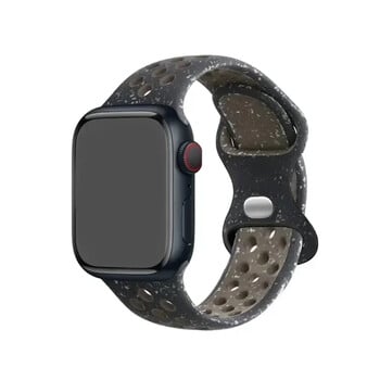 Каишка за Apple Watch Band 49mm 44mm 45mm 42mm 41mm 38mm 40mm correa Силиконова спортна гривна iwatch 8 SE 7 6 5 Ultra 49mm