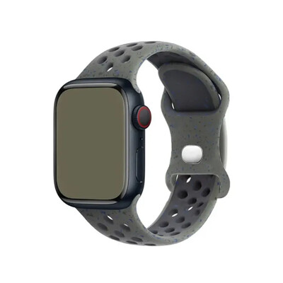 Szíj Apple óra szíjhoz 49mm 44mm 45mm 42mm 41mm 38mm 40mm correa Szilikon sport karkötő iwatch 8 SE 7 6 5 Ultra 49mm
