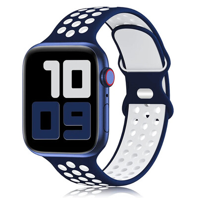 Szíj Apple óra szíjhoz 49mm 44mm 45mm 42mm 41mm 38mm 40mm correa Szilikon sport karkötő iwatch 8 SE 7 6 5 Ultra 49mm