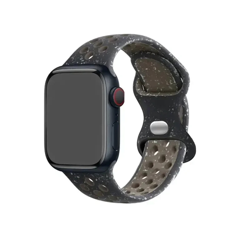 Szíj Apple óra szíjhoz 49mm 44mm 45mm 42mm 41mm 38mm 40mm correa Szilikon sport karkötő iwatch 8 SE 7 6 5 Ultra 49mm