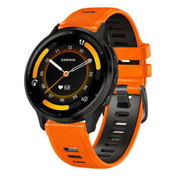 22 мм каишка за мъжки часовник за Garmin Venu 2 /Venu 3 /Forerunner 265 255 Music 745 /Vivoactive 4 Гривна за каишка за часовник Силиконова каишка за китка