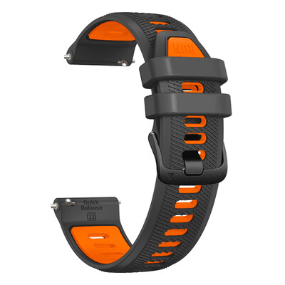 Curea de ceas pentru bărbați de 22 mm pentru Garmin Venu 2 /Venu 3 /Forerunner 265 255 Music 745 /Vivoactive 4 Bratara Bratara Bratara din silicon