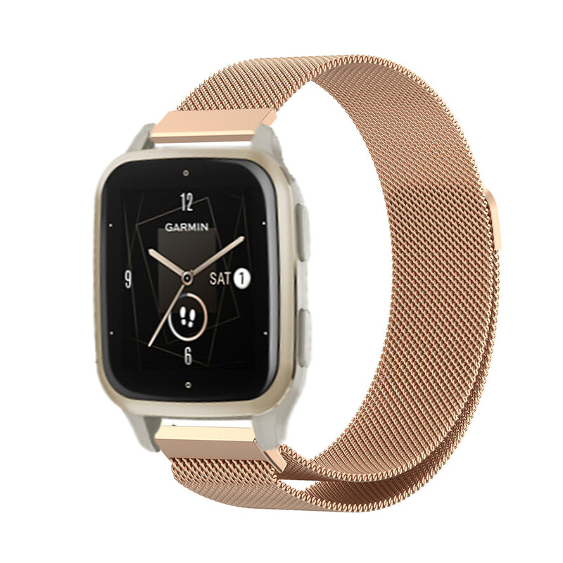 Magnetický milánsky remienok pre Garmin Forerunner 255 255S kovový náramok pre Approach S42 S12 Venu Sq 2 inteligentné hodinky príslušenstvo