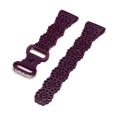 Banda albastră pentru Fitbit Versa 4/ Sense 2/ Versa 3/ Sense Curea inteligentă de înlocuire curea elegantă din dantelă femei subțire