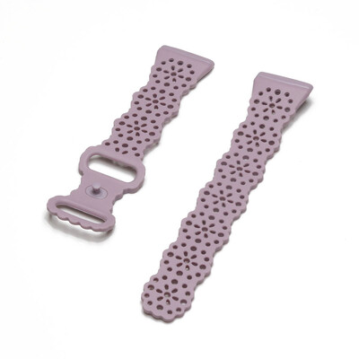Banda albastră pentru Fitbit Versa 4/ Sense 2/ Versa 3/ Sense Curea inteligentă de înlocuire curea elegantă din dantelă femei subțire
