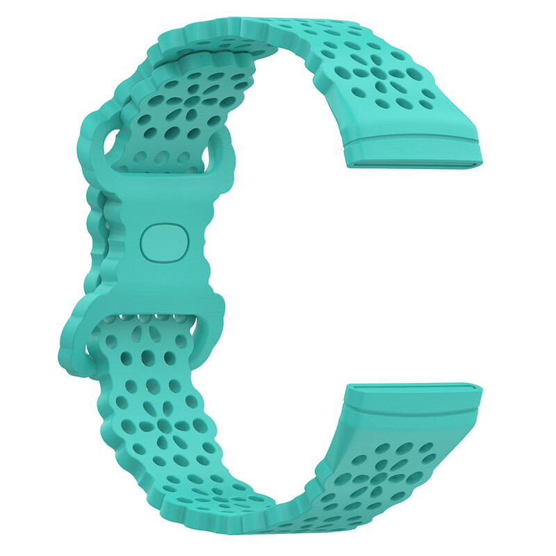 Banda albastră pentru Fitbit Versa 4/ Sense 2/ Versa 3/ Sense Curea inteligentă de înlocuire curea elegantă din dantelă femei subțire