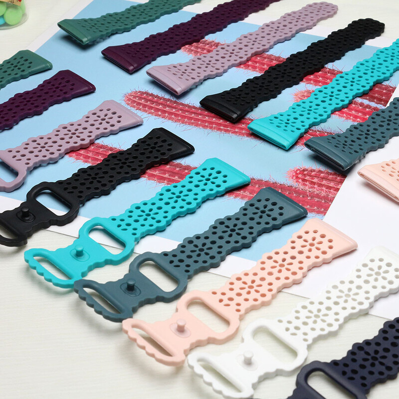 Banda albastră pentru Fitbit Versa 4/ Sense 2/ Versa 3/ Sense Curea inteligentă de înlocuire curea elegantă din dantelă femei subțire