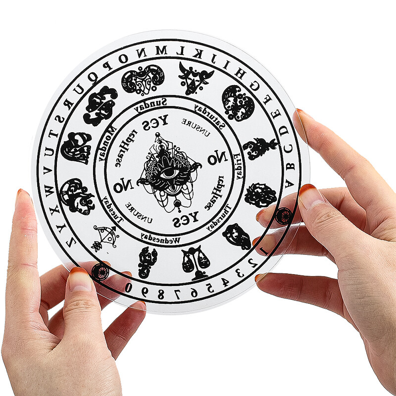 Akrilna ploča s klatnom za proricanje Radiestezija Dvanaest zviježđa Metafizička poruka Ouija ploča Potrepštine za oltar za čarobnjaštvo