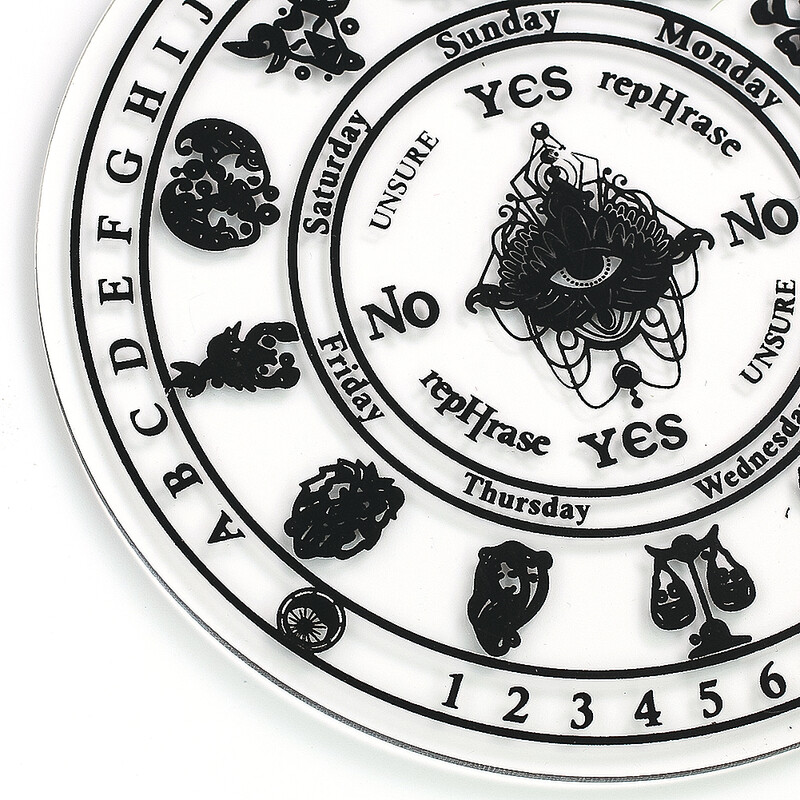 Akrilna ploča s klatnom za proricanje Radiestezija Dvanaest zviježđa Metafizička poruka Ouija ploča Potrepštine za oltar za čarobnjaštvo