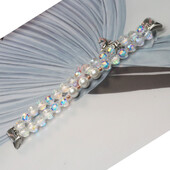 Náramok s krištáľovými perlami a korálkami pre Xiaomi Mi Band 8, remienok s popruhom, šperky, elegantný náramok, blingový remienok na hodinky, luxusný biely