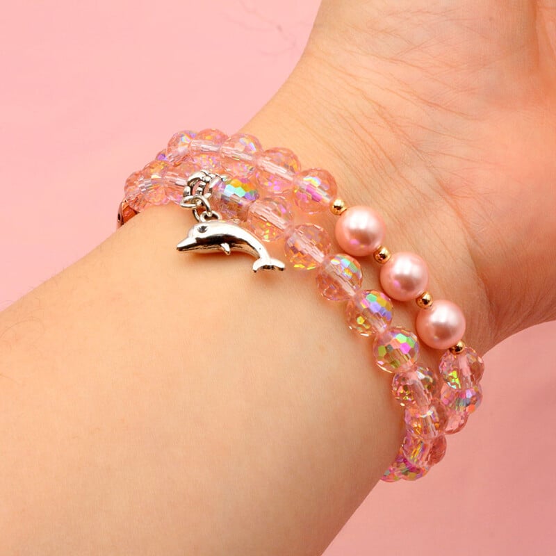 Náramok s krištáľovými perlami a korálkami pre Xiaomi Mi Band 8, remienok s popruhom, šperky, elegantný náramok, blingový remienok na hodinky, luxusný biely