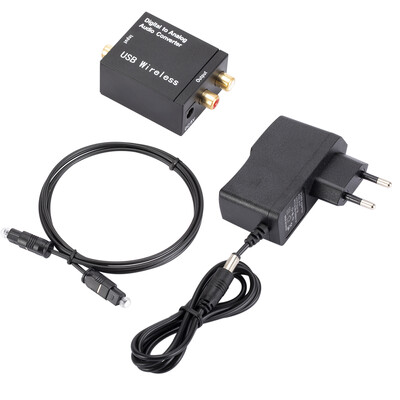 LccKaa digitālā uz analogo audio pārveidotājs optiskās šķiedras Toslink koaksiālais signāls uz RCA R/L audio dekodera pastiprinātāju ar Bluetooth