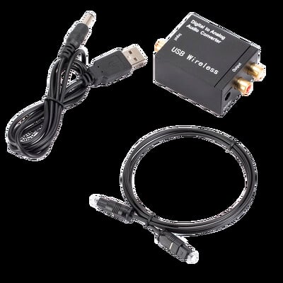 Digitalno-analogni audio konverter DAC pojačalo dekoder optički koaksijalni Toslink u analogni RCA L/R audio konverter adapter