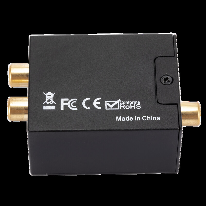 Digitālā uz analogo audio pārveidotājs DAC pastiprinātāja dekodētājs Optiskais koaksiālais tossaites uz analogo RCA L/R audio pārveidotāja adapteris