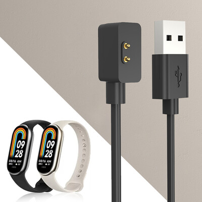 Резервен кабел за USB магнитно зарядно устройство Магнитно засмукване за зареждане Аксесоари Кабел за зареждане на смарт часовник за Xiaomi Mi Band 8