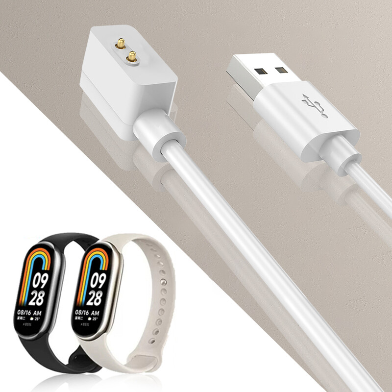 USB magnetinio įkroviklio laido keitimas Magnetinio siurbimo įkrovimo laido priedai Išmaniojo laikrodžio įkrovimo laidas, skirtas Xiaomi Mi Band 8