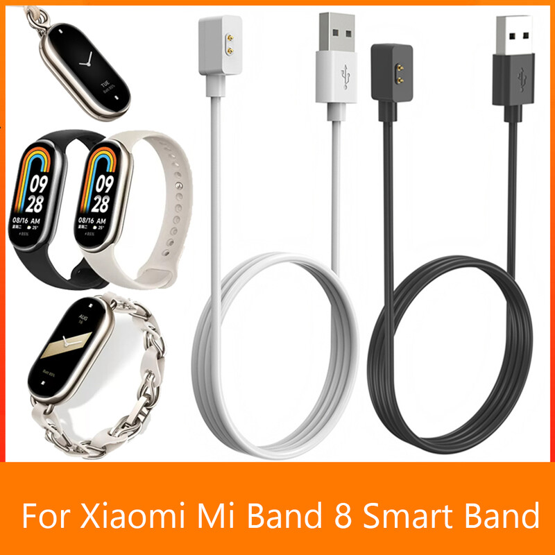 USB magnetinio įkroviklio laido keitimas Magnetinio siurbimo įkrovimo laido priedai Išmaniojo laikrodžio įkrovimo laidas, skirtas Xiaomi Mi Band 8
