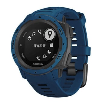 Каишка за каишка за часовник Garmin Instinct Спортна силиконова резервна гривна Гривна за бърз монтаж Интелигентни спортни аксесоари