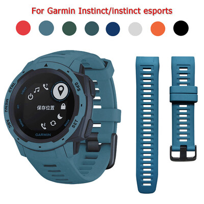 Curea pentru banda de ceas Garmin Instinct Bratara de schimb din silicon pentru sport Instalare rapida Accesorii sport inteligente