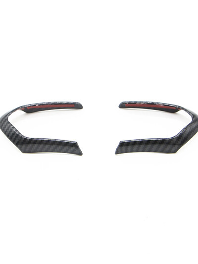 1 pāris oglekļa šķiedras stila automašīnas stūres rata apdares rāmis priekš BMW M3 M4 M5 jauns 1 3 sērijas X5M salona līstes 1 pāris oglekļa šķiedras