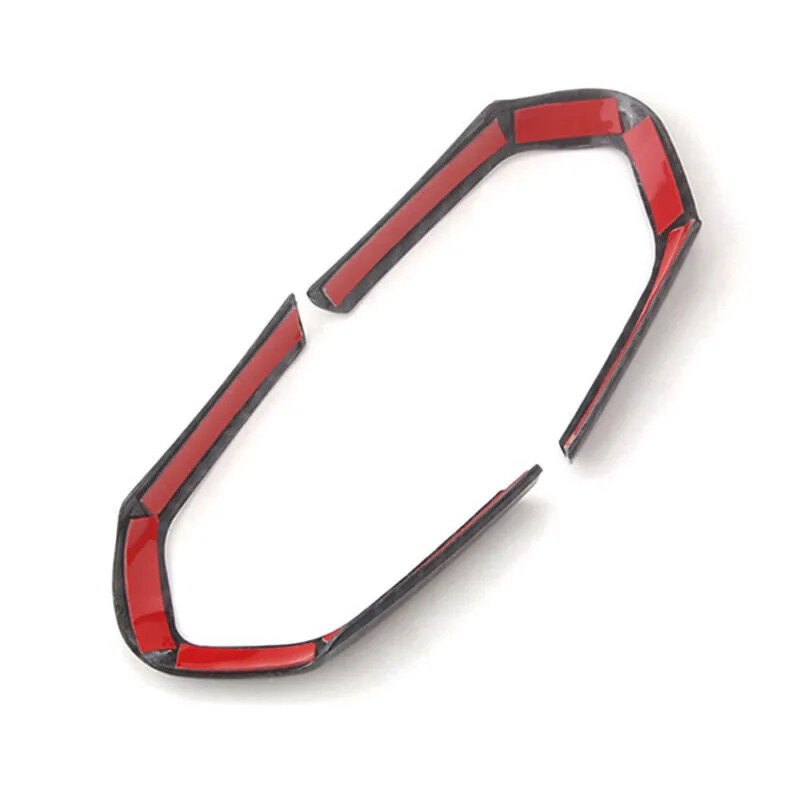 1 pāris oglekļa šķiedras stila automašīnas stūres rata apdares rāmis priekš BMW M3 M4 M5 jauns 1 3 sērijas X5M salona līstes 1 pāris oglekļa šķiedras