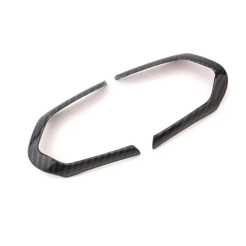 1 pāris oglekļa šķiedras stila automašīnas stūres rata apdares rāmis priekš BMW M3 M4 M5 jauns 1 3 sērijas X5M salona līstes 1 pāris oglekļa šķiedras