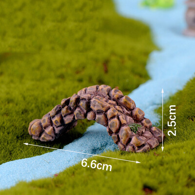 Gyantaház Miniatűrök Figurák Kerti dekoráció Kültéri Kiegészítők Mini kézműves termékek otthoni kerti dekorációhoz