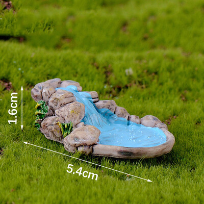 Gyantaház Miniatűrök Figurák Kerti dekoráció Kültéri Kiegészítők Mini kézműves termékek otthoni kerti dekorációhoz