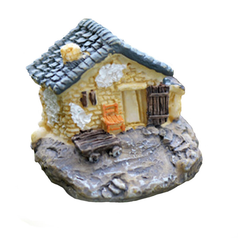 Gyantaház Miniatűrök Figurák Kerti dekoráció Kültéri Kiegészítők Mini kézműves termékek otthoni kerti dekorációhoz