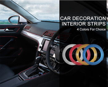 Εύκαμπτες λωρίδες Universal Car Molding Decoration 5M/1M Εσωτερικό Auto Mouldings Κάλυμμα αυτοκινήτου Περικοπή ταμπλό πόρτας Edgein Car-styling