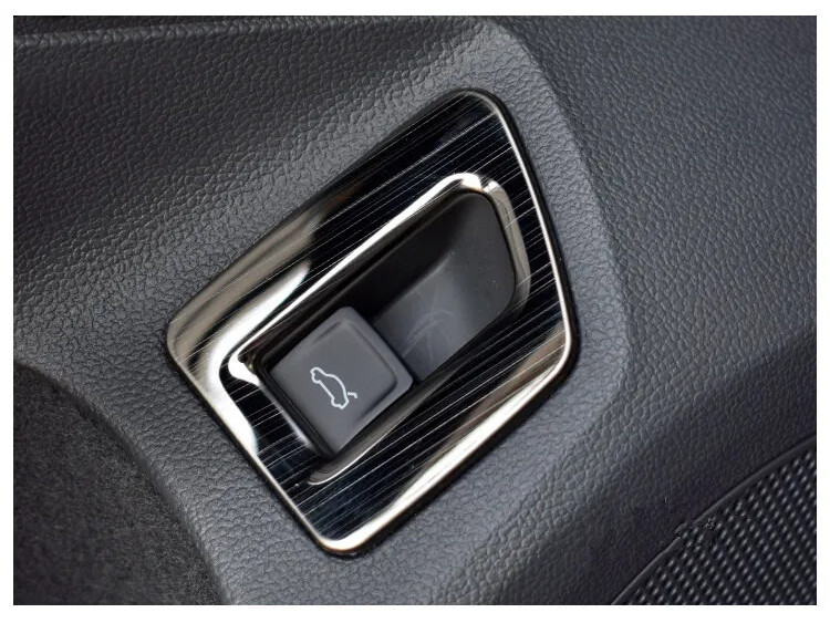 Ľavostranné riadenie, nerezová oceľ, nálepka na rám spínača zadného kufra, krytka karosérie pre VW Passat B8 2016-2018