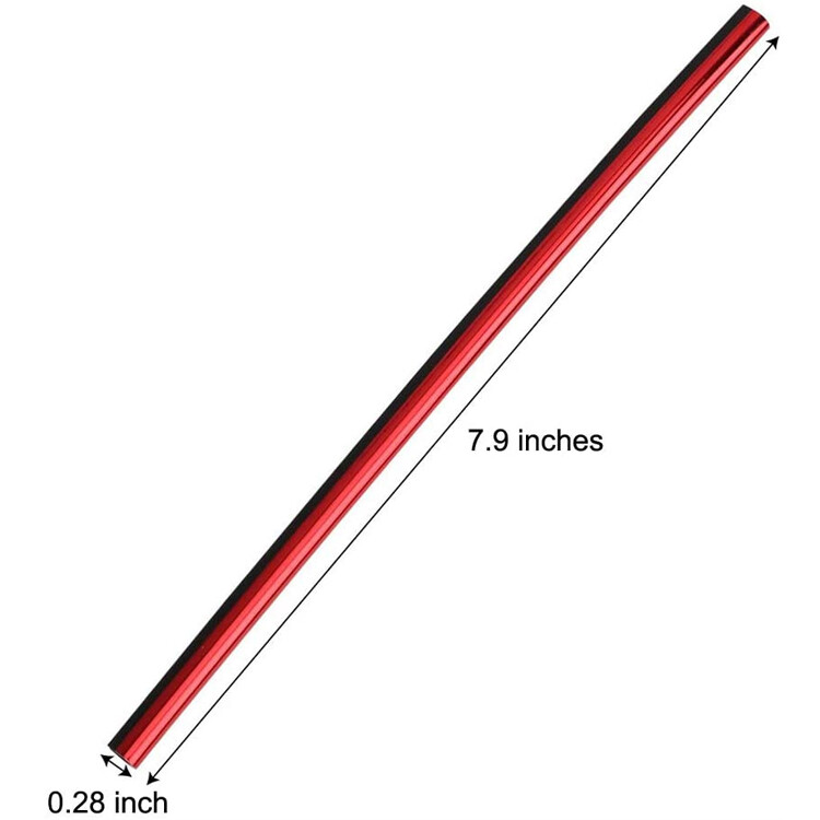10 vnt. automobilio oro kondicionieriaus išleidimo anga Dekoratyviniai U formos chromo formavimo apdailos juostelės dekoro automatinio stiliaus priedai