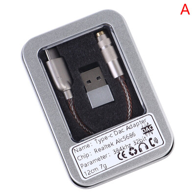 USB tip C la 3,5 mm DAC Amp Amplificator căști Decodor digital AUX Audio Cablu adaptor Convertor LXDAC A01 ALC5686