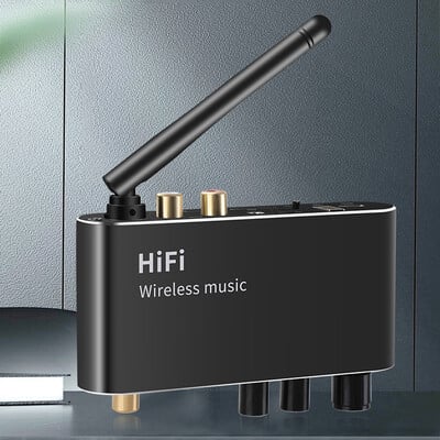 Dekódovanie zvuku DAC prevodníkom na digitálne signály na analógové pomocou opticko-koaxiálneho dekódovacieho prevodníka kompatibilného s Bluetooth