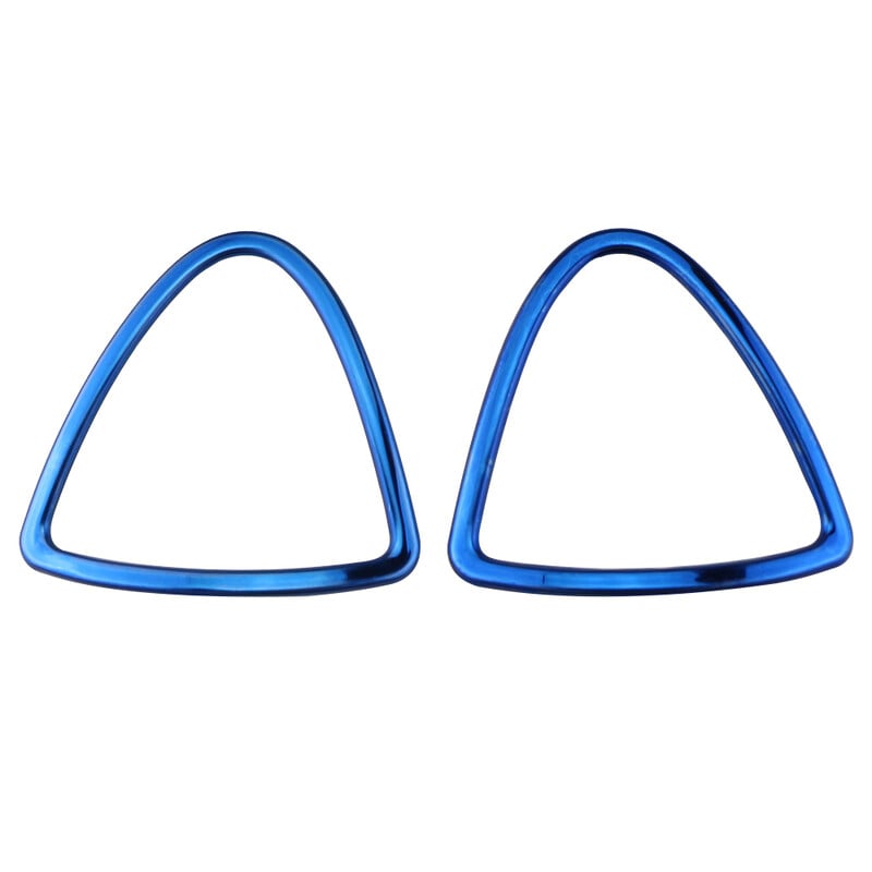 2 vnt. nerūdijančio plieno automobilio oro kondicionavimo oro kondicionavimo angos išleidimo angos rėmo dangtelio apdailos lipdukas, skirtas „Nissan Kicks 2017–2021“ priedams