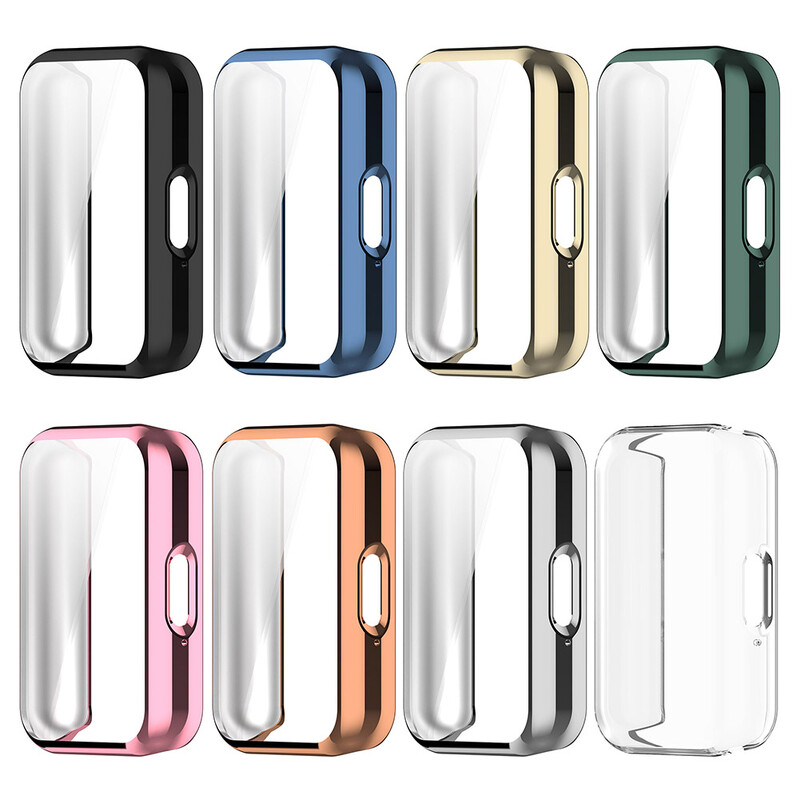 Ekrāna aizsargvāciņš Mīksts TPU ekrāna aizsargs Shell Pretskrāpējumiem Ekrāna aizsargs Pilns vāks piemērots Samsung Galaxy Fit 3