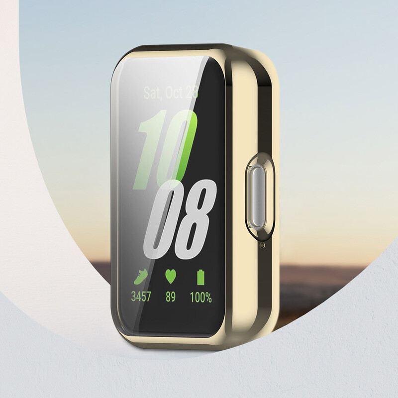 Ekrāna aizsargvāciņš Mīksts TPU ekrāna aizsargs Shell Pretskrāpējumiem Ekrāna aizsargs Pilns vāks piemērots Samsung Galaxy Fit 3