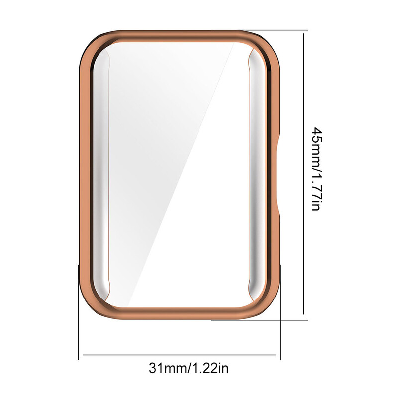 Ekrāna aizsargvāciņš Mīksts TPU ekrāna aizsargs Shell Pretskrāpējumiem Ekrāna aizsargs Pilns vāks piemērots Samsung Galaxy Fit 3